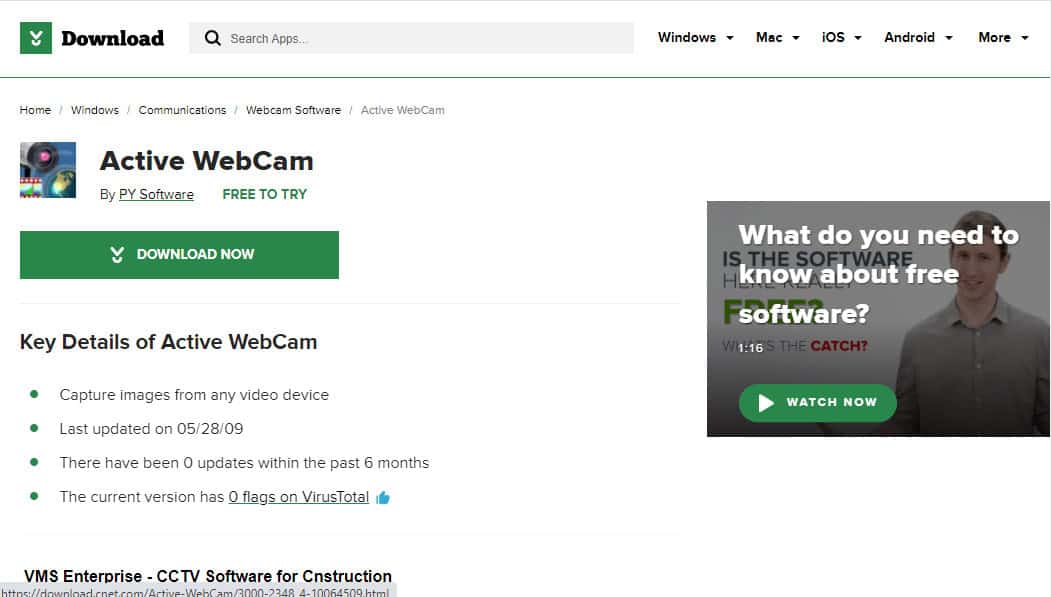 Active Webcam