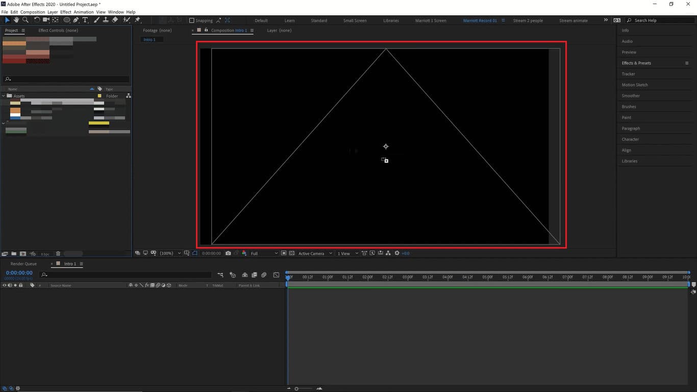 adobe after effects drag and drop video or footage
