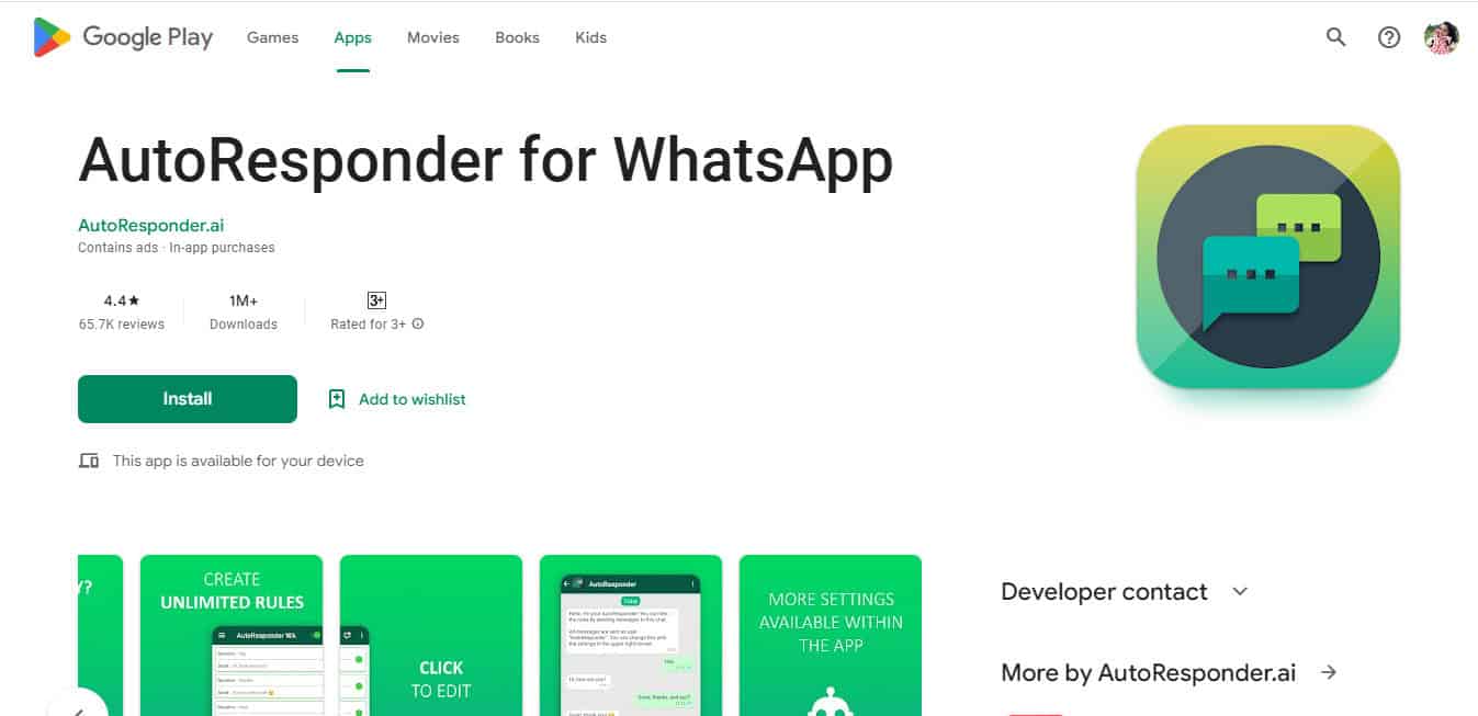 AutoResponder for WhatsApp