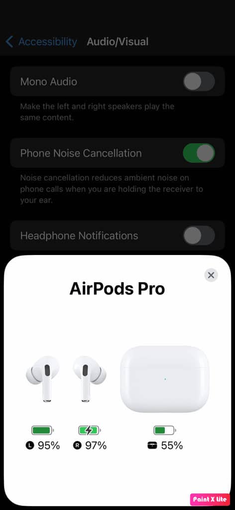 battery percentage | How to Fix AirPods Connected but Sound Coming from Phone