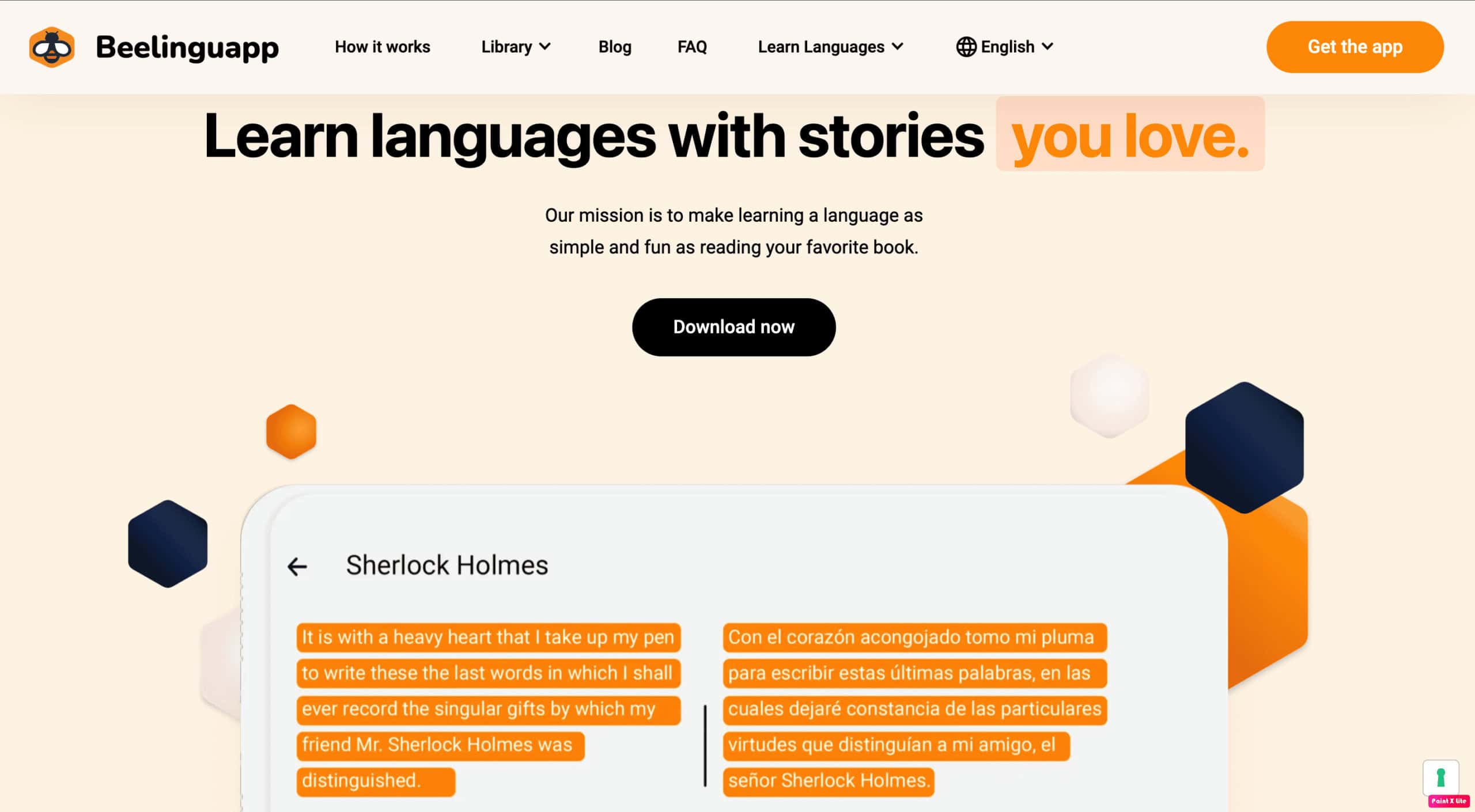 Beelinguapp homepage. 31 Best Free Language Learning Apps for iOS