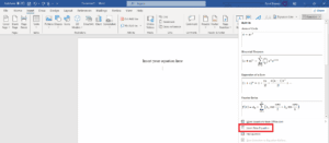 How to Insert Equation in Word – TechCult