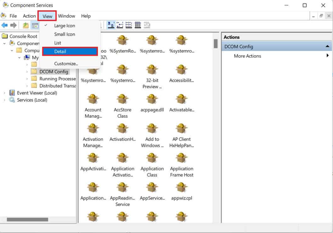 Click on View tab and select Detail. Fix D63B10C5 BB46 4990 A94F E40B9D520160 error