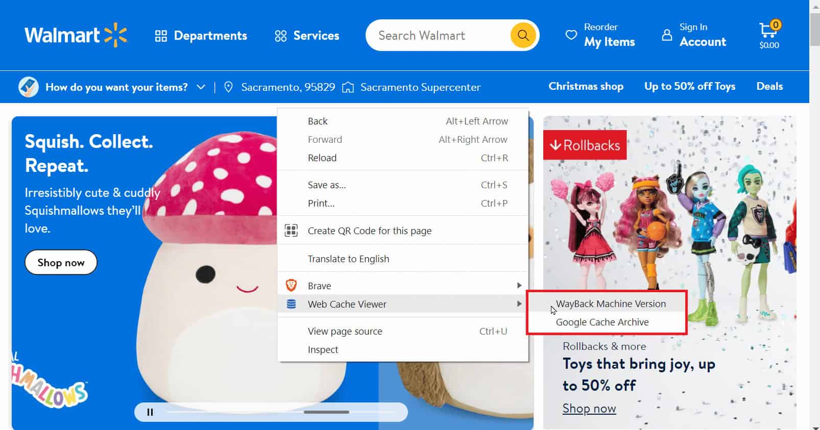 click on wayback machine version or google cache version. How to Find Old Websites That No Longer Exist