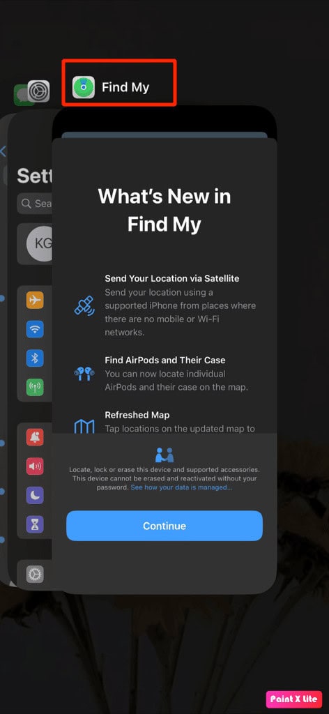 close find my app