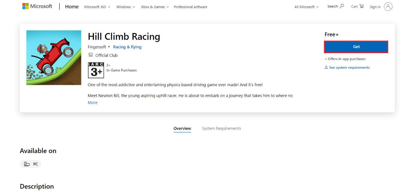 download page of hill climb racing. 50 Best Free Games for Windows 10 to Download