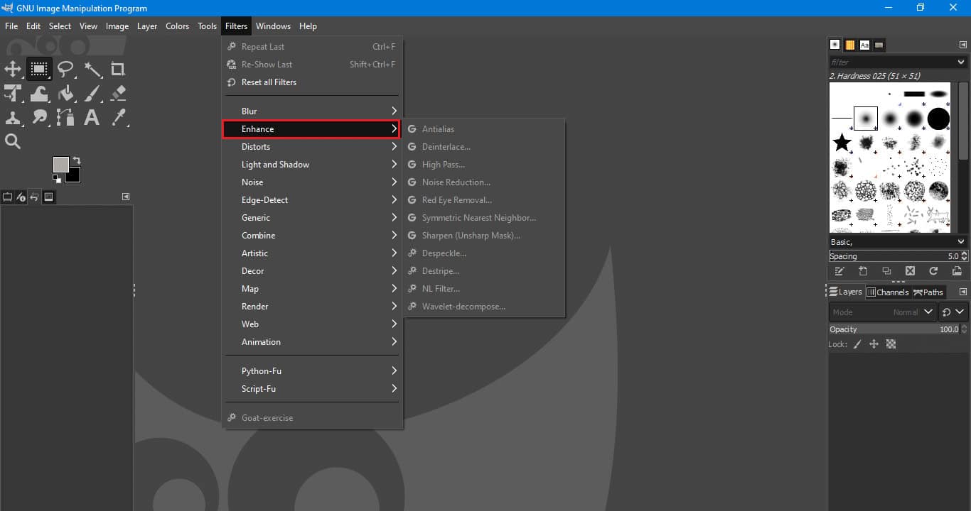 Enhance on GIMP. How to Make a Blurry Picture Clear Photoshop for Free