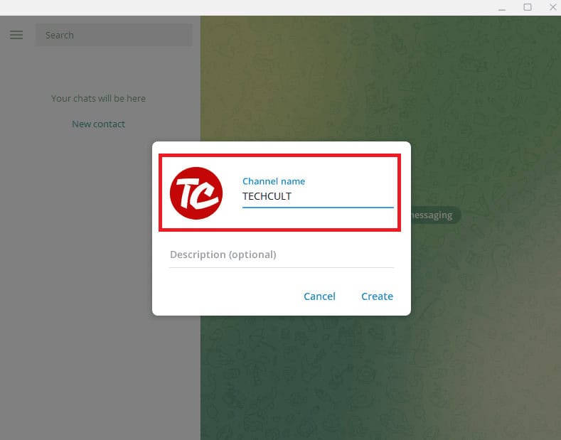 Enter the Channel name and add a display picture. How to Create Telegram Channel