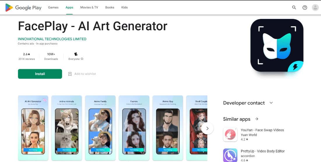 faceplay playstore. 20 Best Free Face Morph App for Android
