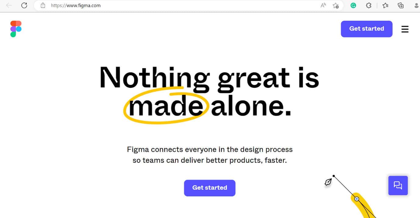 figma web page