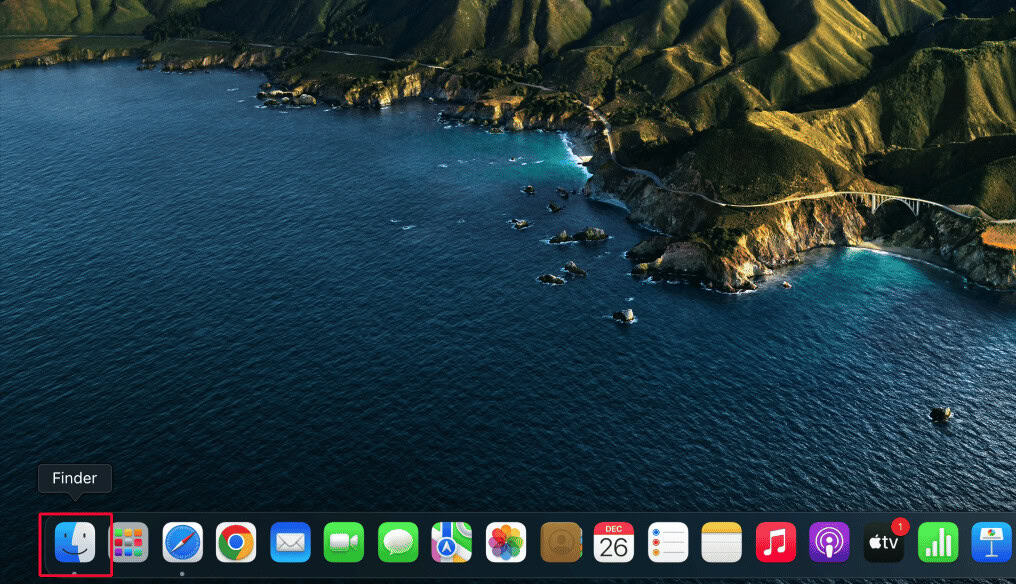 go to finder app
