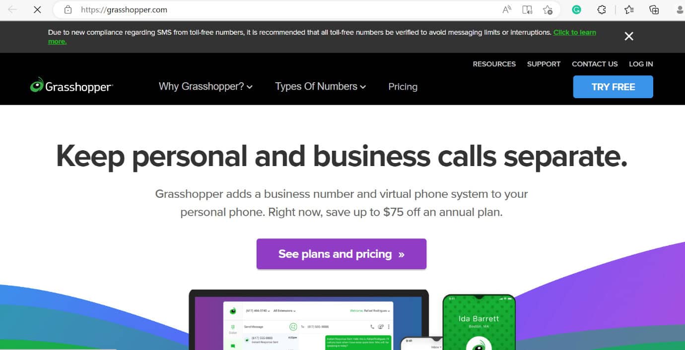 grasshopper. 16 Best Fake Number App for Android