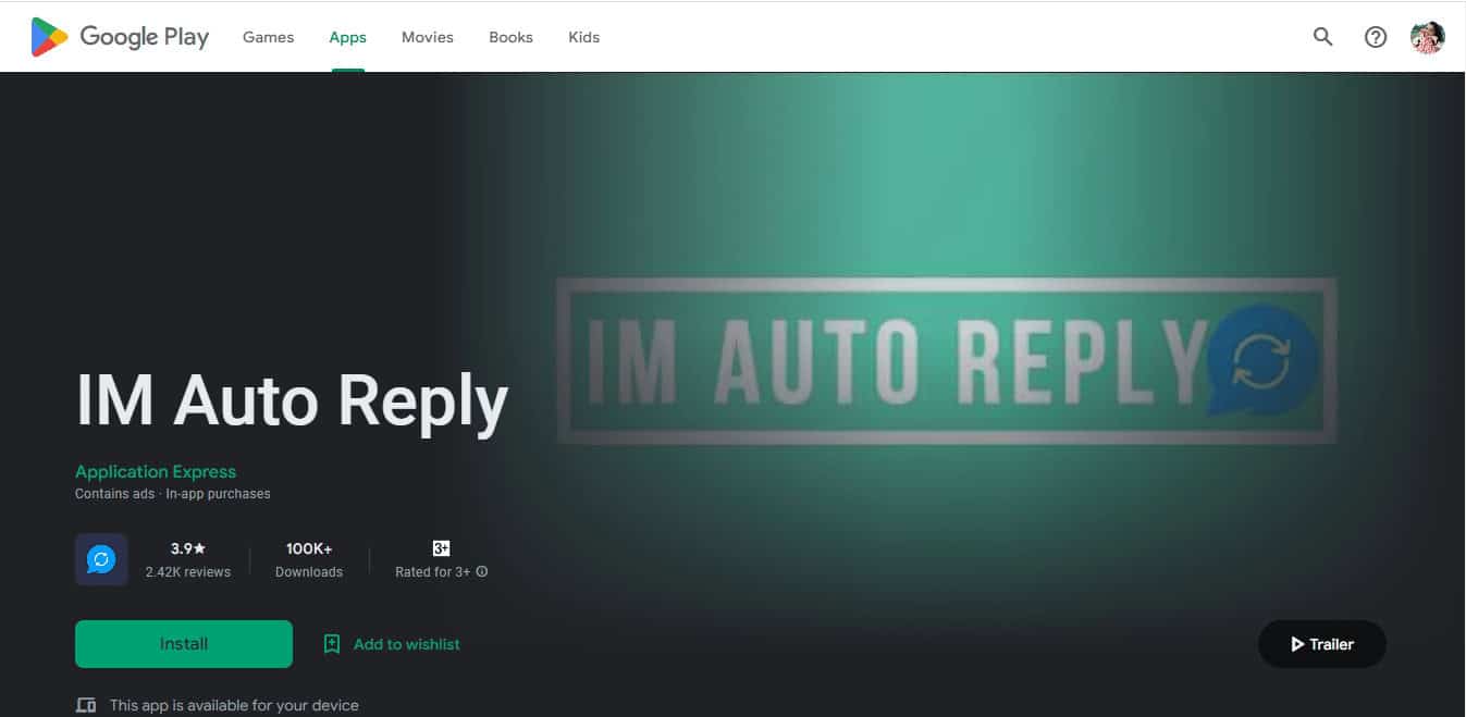 IM Auto Reply | auto responder for WhatsApp