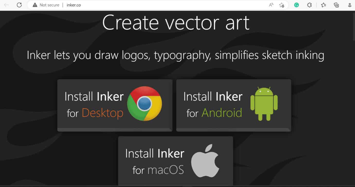 inker web page