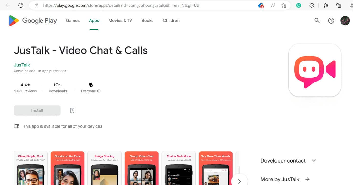 Justalk on google play | best free WiFi calling app for Android