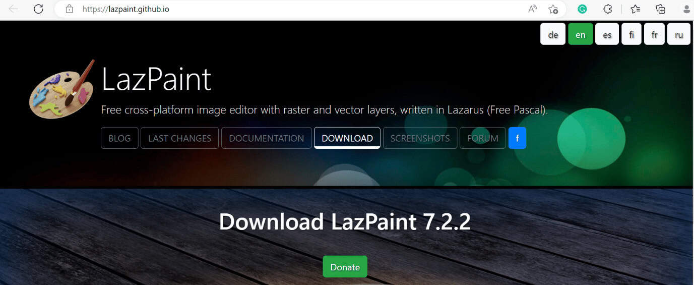 LazPaint Web page | best adobe illustrator alternative mac