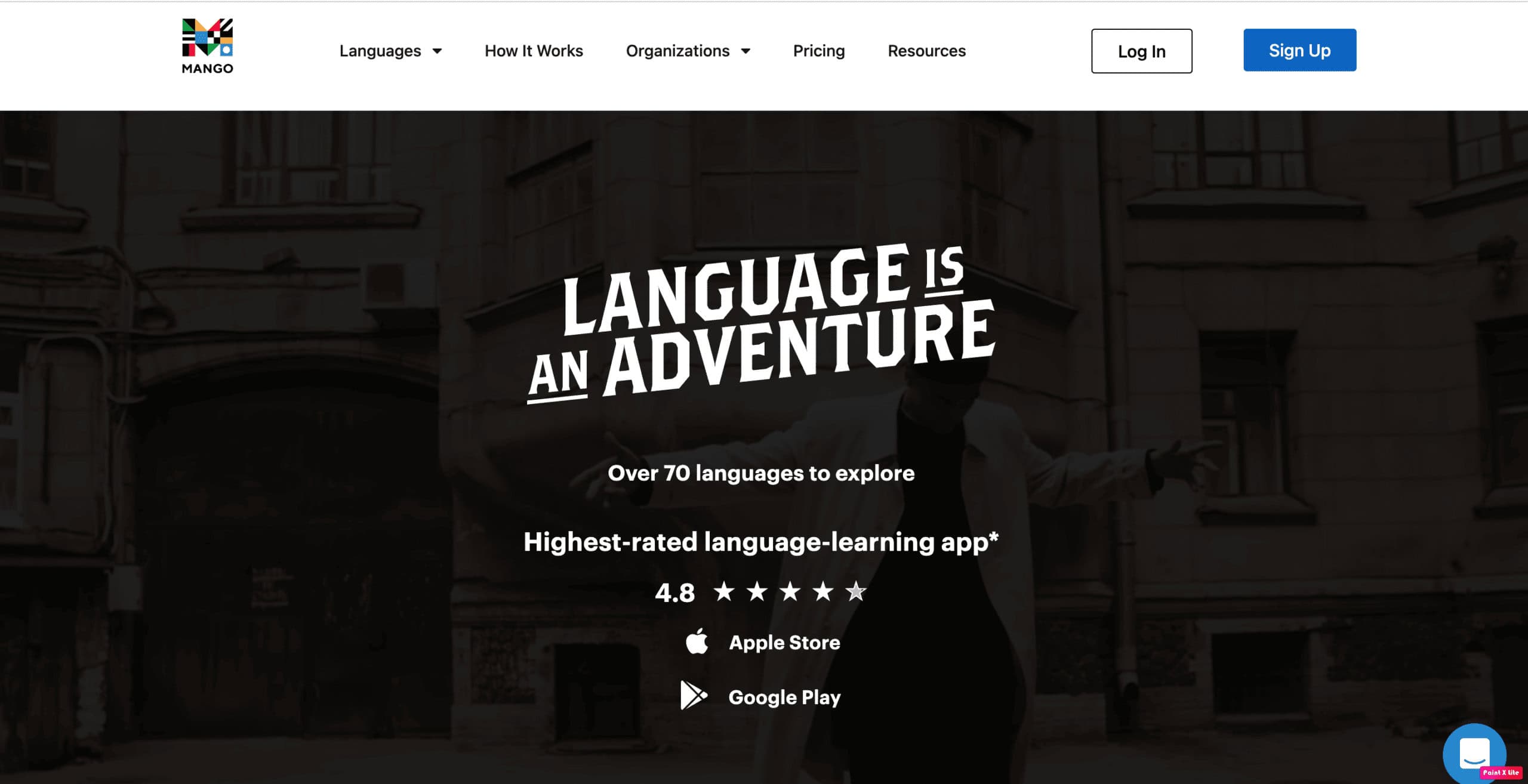 mango homepage