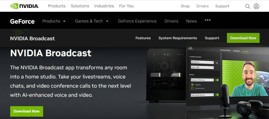 NVIDIA Broadcast