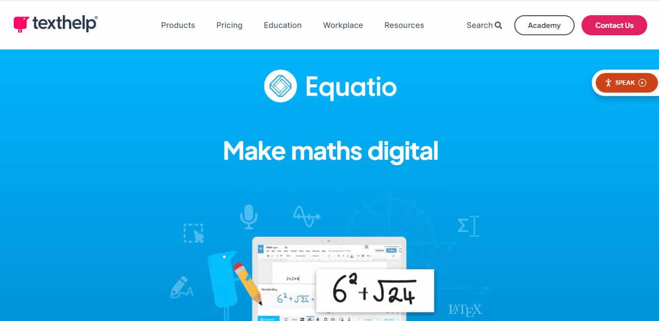Official website of Equatio