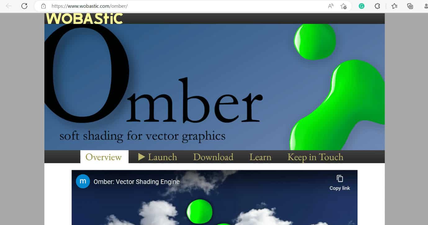 omber web page