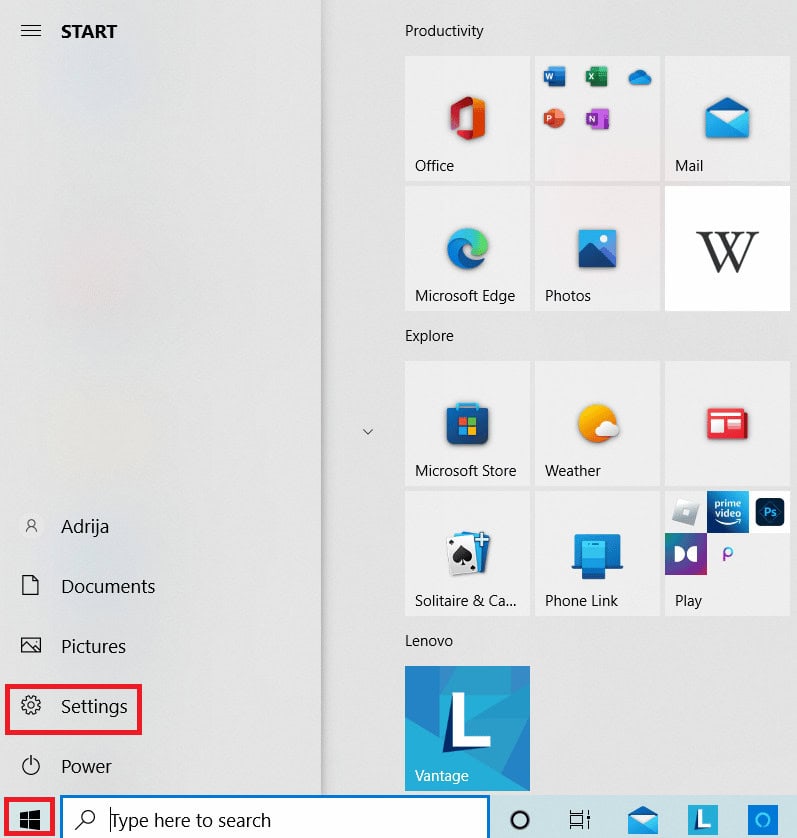 Press the Windows key, and then open Settings - How to Type Backwards in Keyboard?5