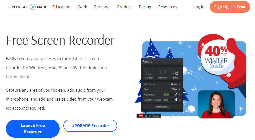 Screencast-O-Matic screen recorder. 39 Best Webcam Software for Windows 10