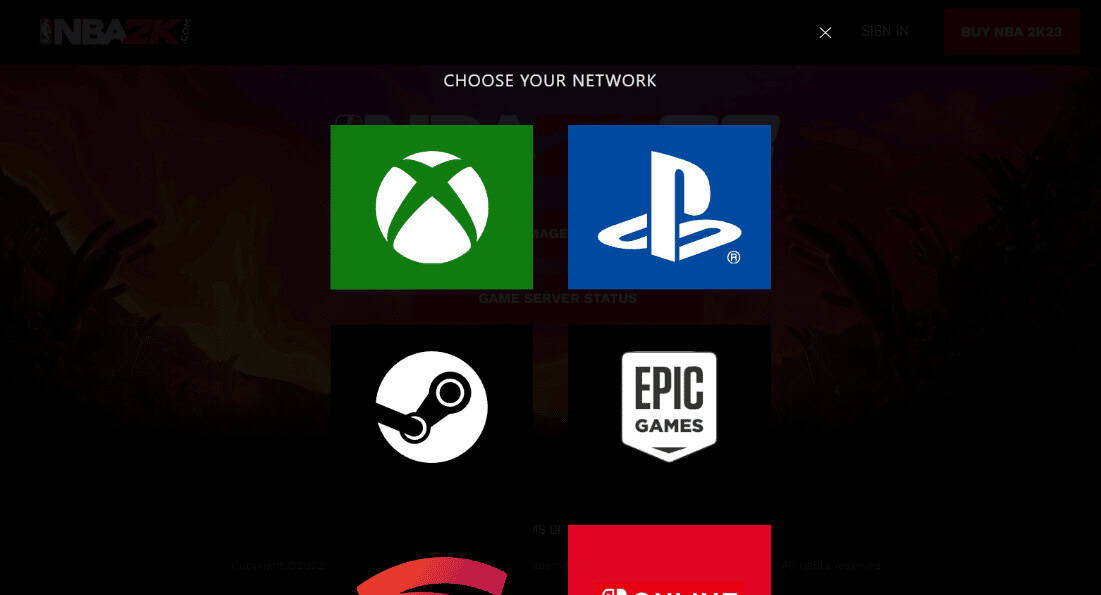 Select the platform. 7 Ways to Fix EFEAB30C NBA 2K17 Error Code