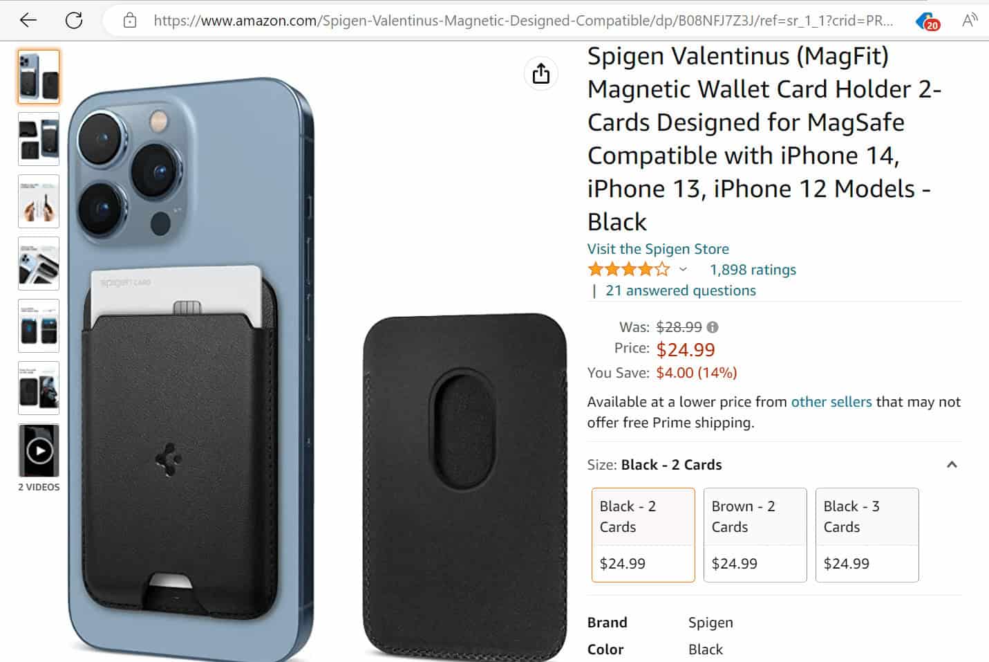Spigen valentinus magnetic wallet cardholder | Best MagSafe Wallets for Your iPhone