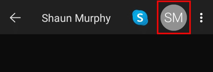 Tap on the profile picture at the top right of the screen.