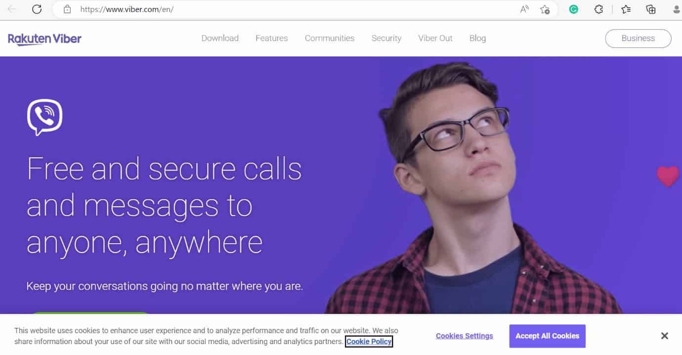 viber web page