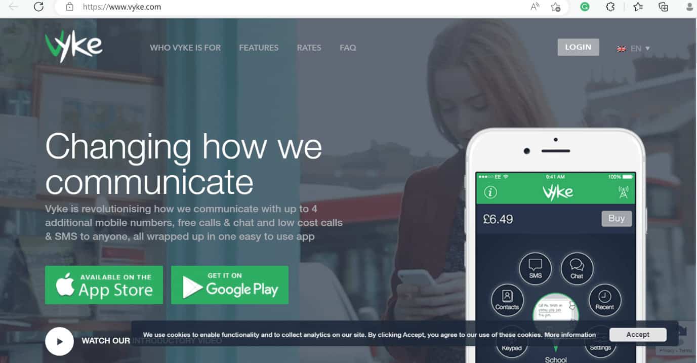 vyke. 16 Best Fake Number App for Android