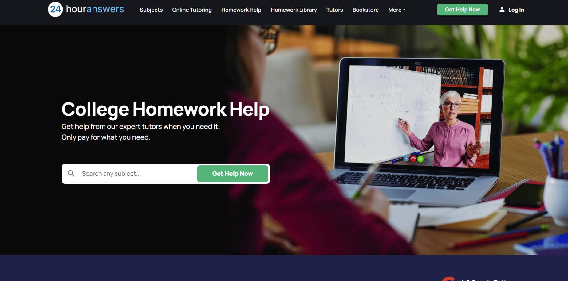 24 Hour Answers web page. 18 Best Websites like Chegg