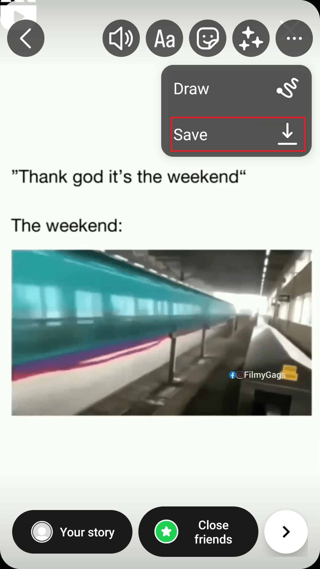 Click on save
