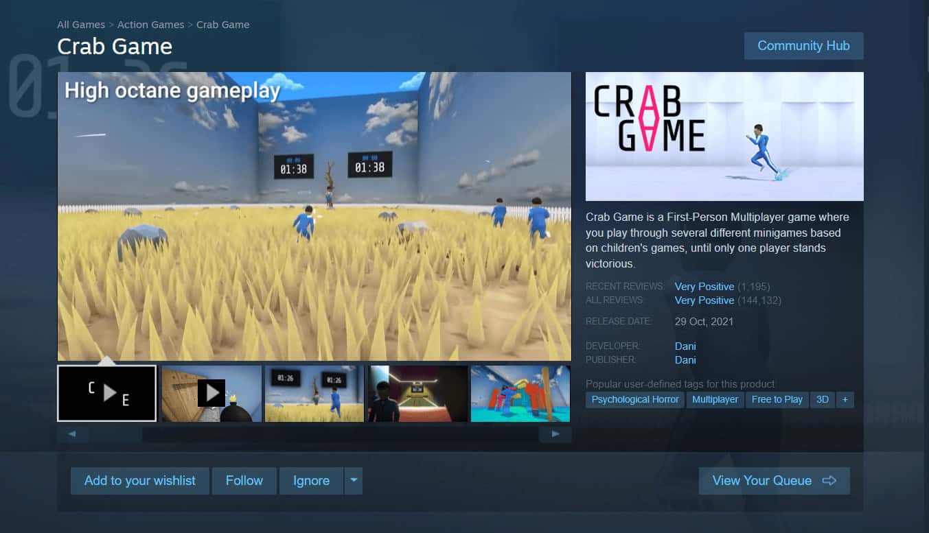Crab Game on Steam