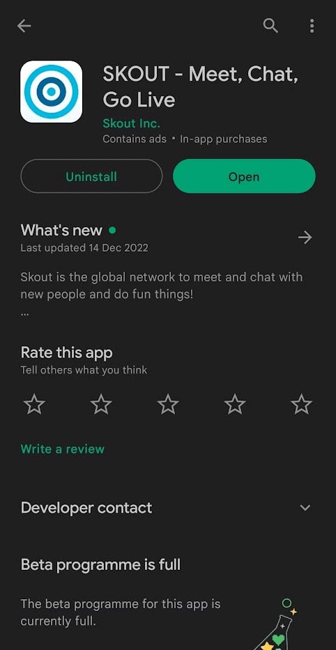 Google Play Store - Skout app | How to Sign Up for Skout