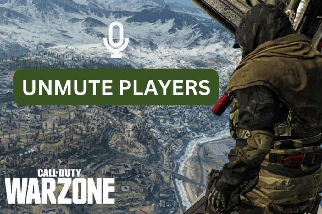 How to Unmute Players in Warzone