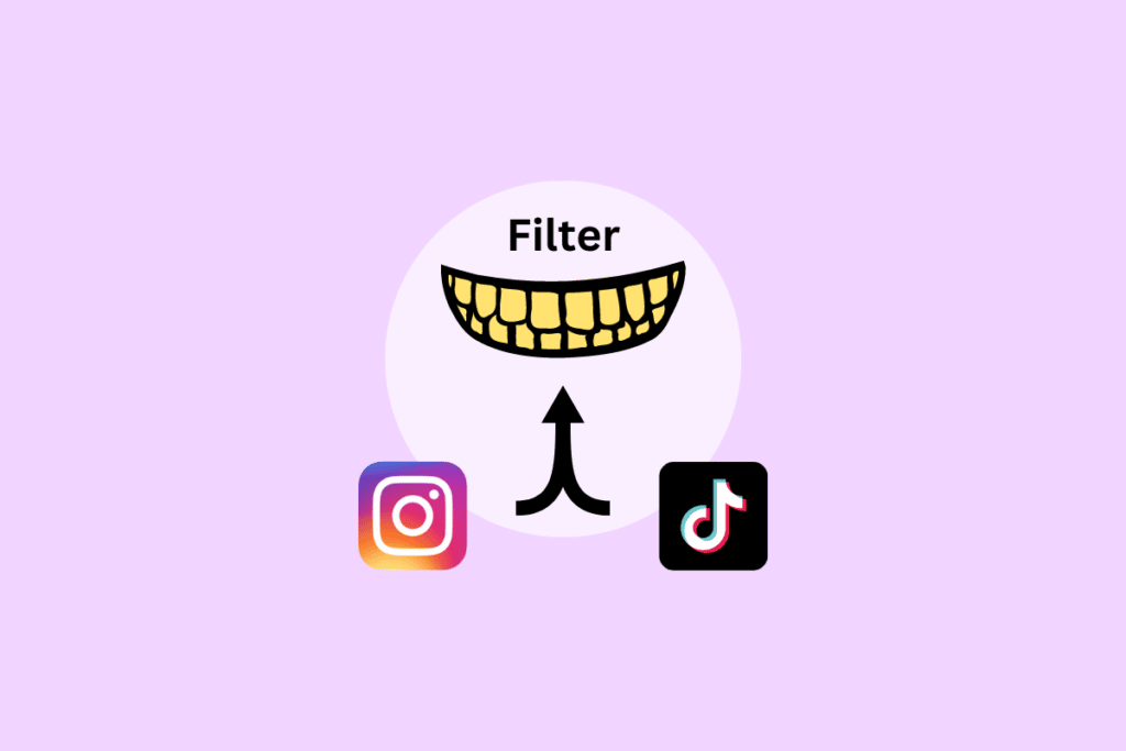 How to Get Yellow Teeth Filter on Instagram and TikTok