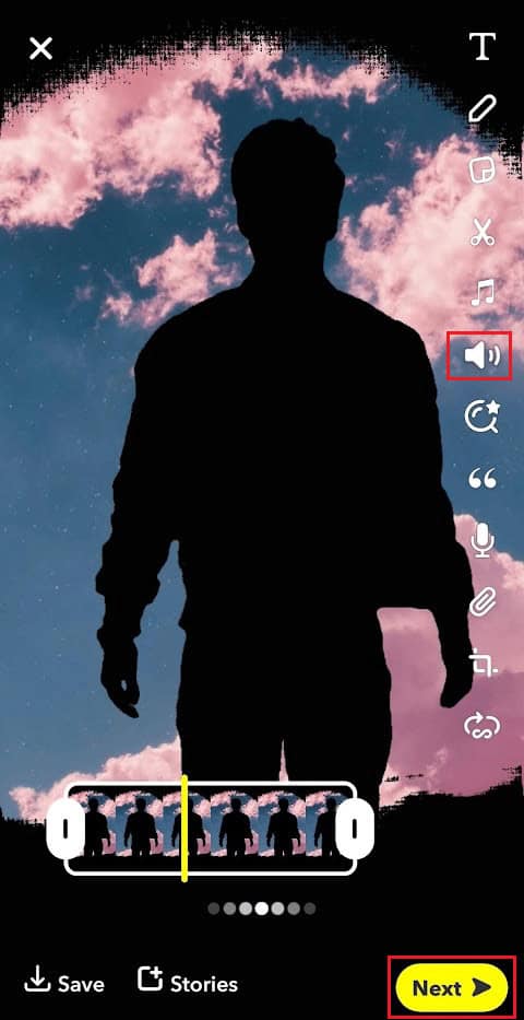 Tap on the Mute tab to mute the recorded track and tap on Next to share the video as a story or message with the Runaway song | How to Get Runaway Aurora Filter on Instagram