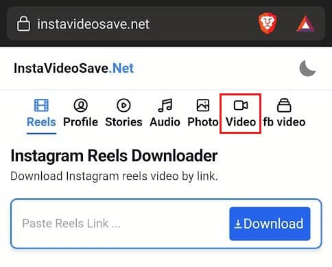 Tap on the Video tab | How to Save Music on Instagram