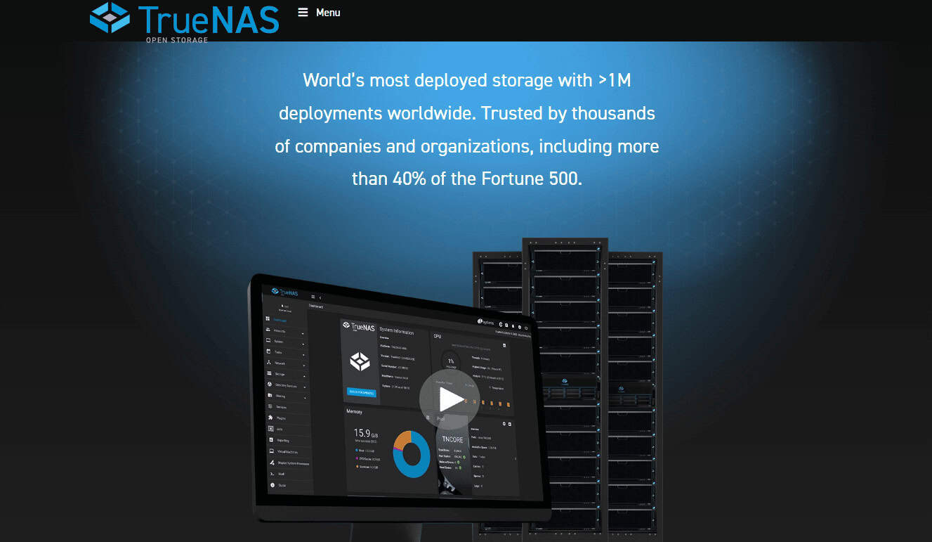 TrueNAS website | Unraid vs RAID