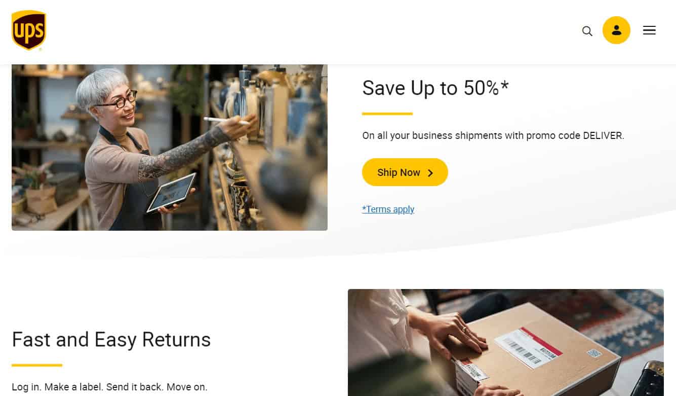 UPS Website