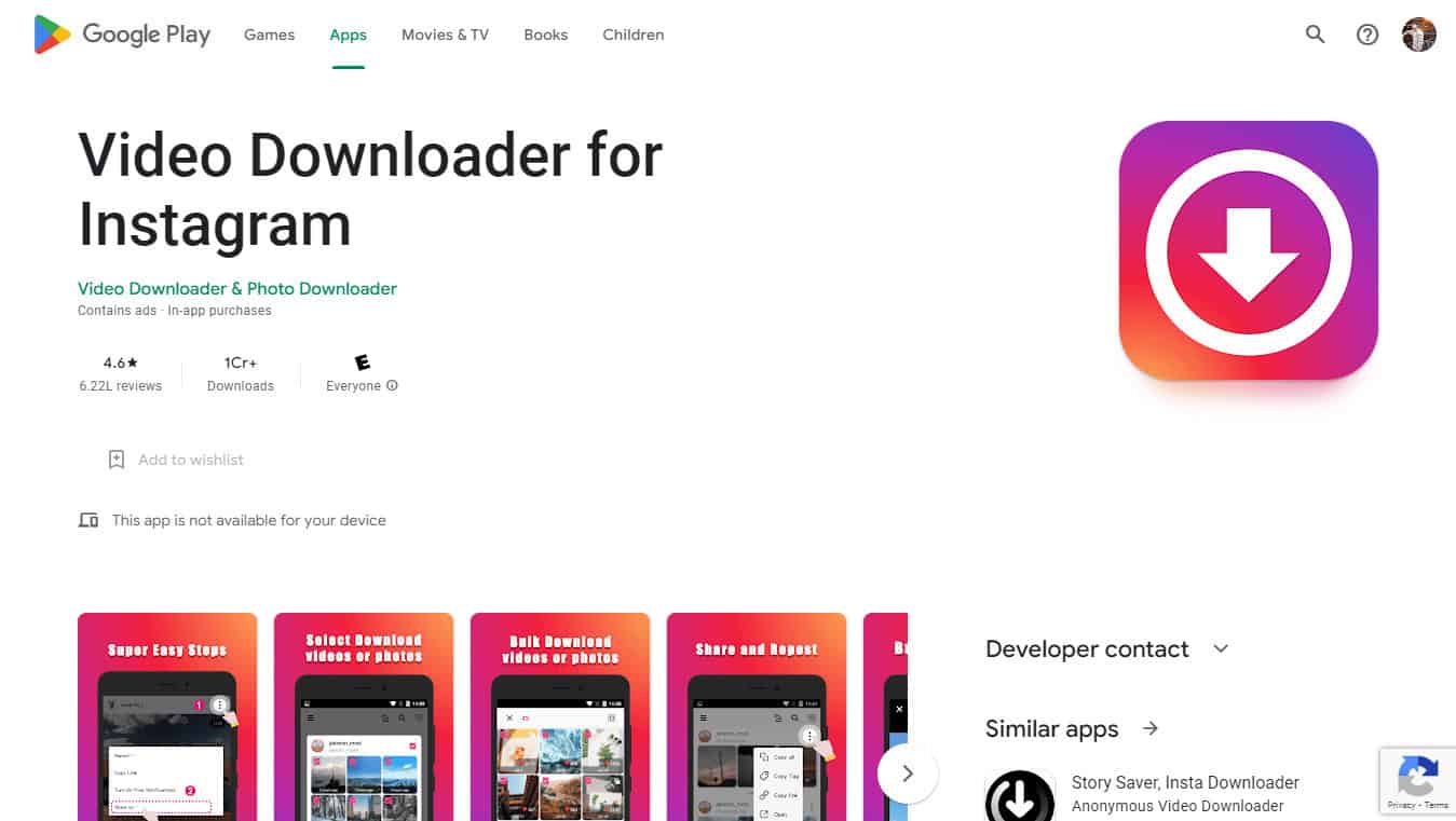 Video downloader for instagram | save reels without sharing
