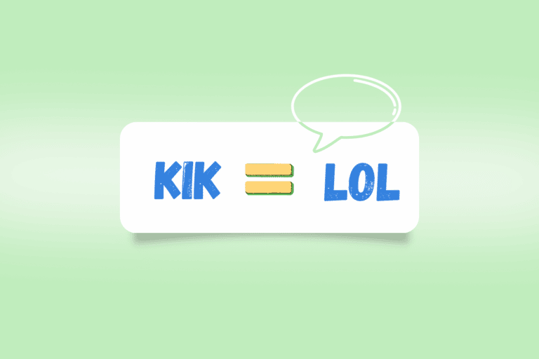 What does Kik Mean in Text? TechCult
