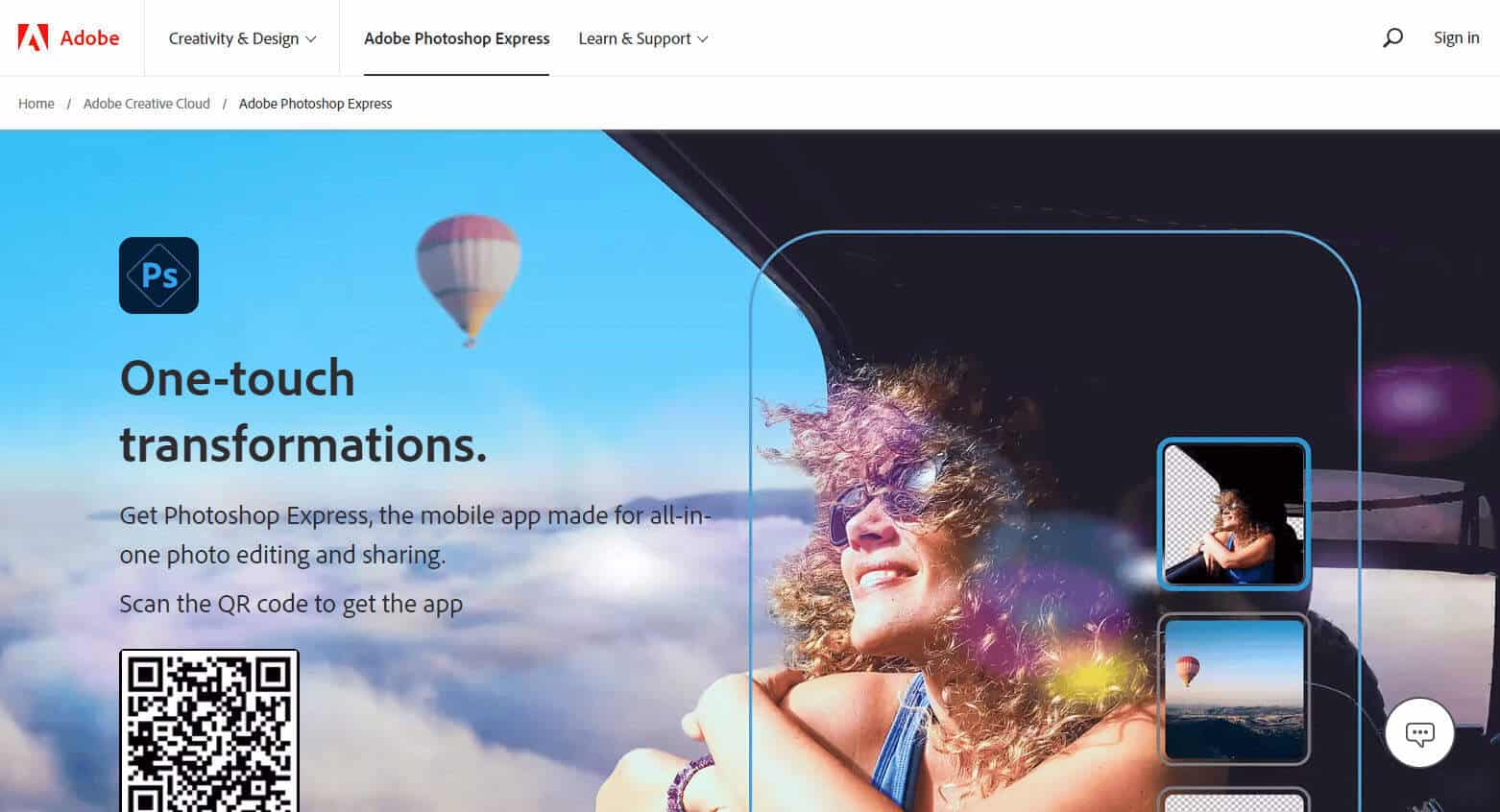 Adobe Photoshop Express | Best app to restore old photos Android