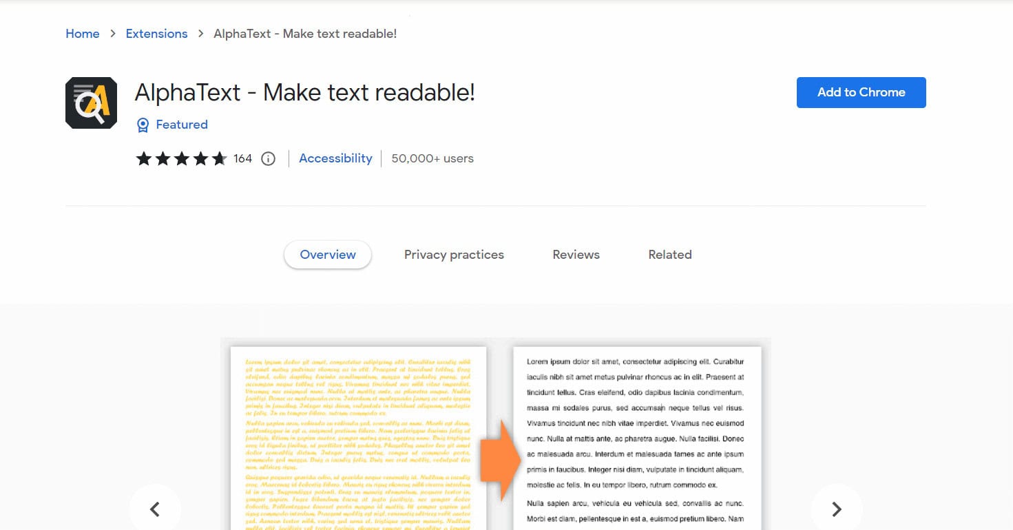 AlphaText | Best Chrome extensions for college students
