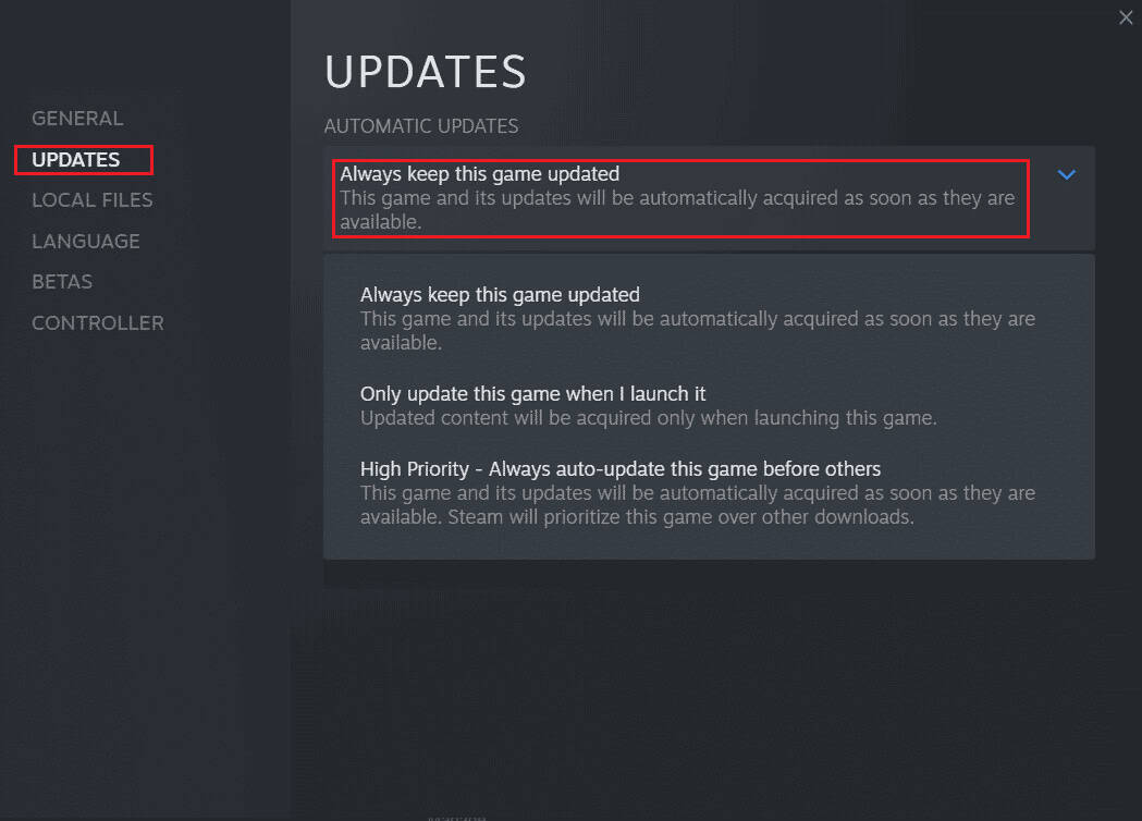 always keep this file updated steam