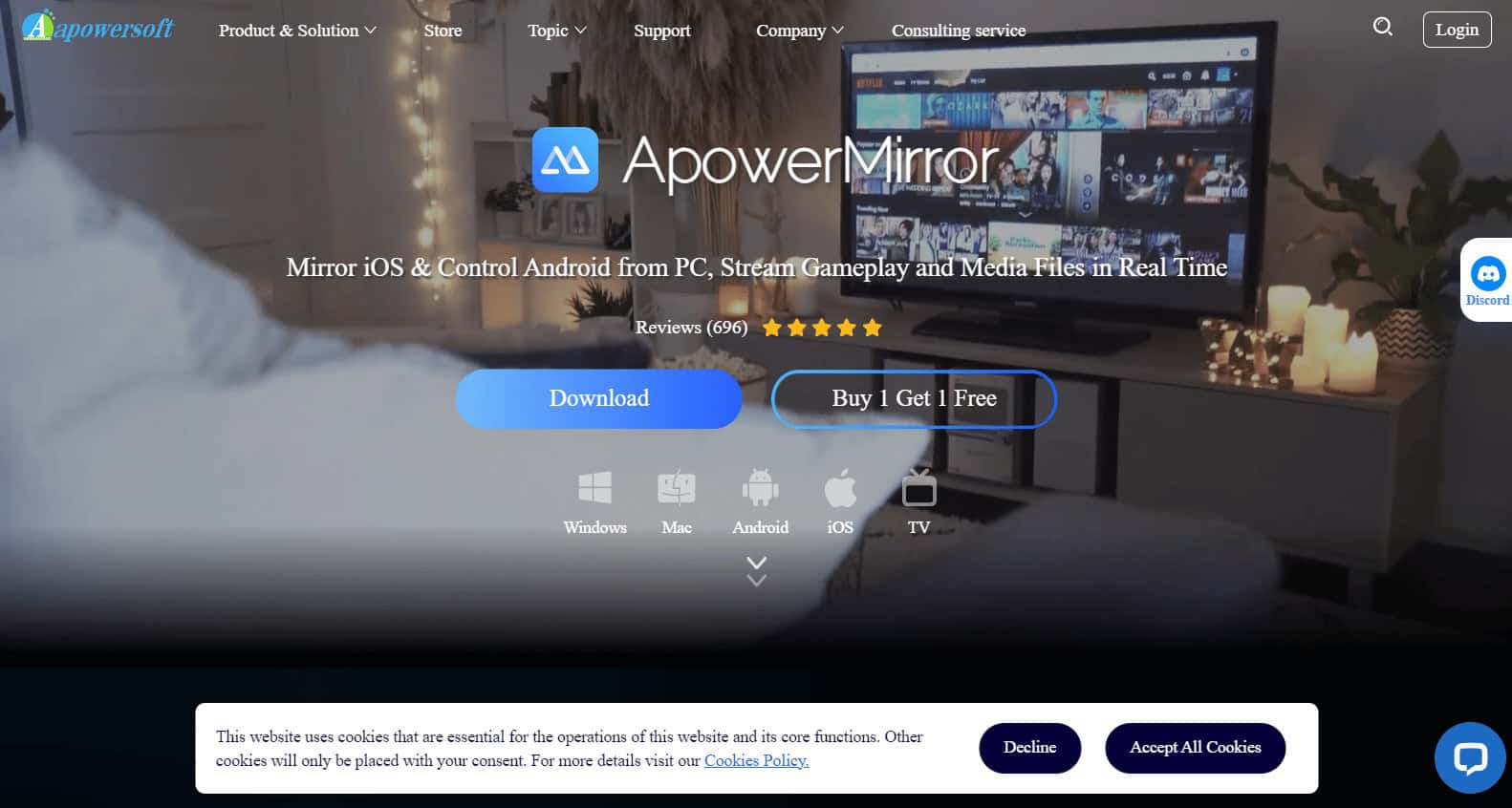 ApowerMirror | Free mirroring app for iPhone to TV
