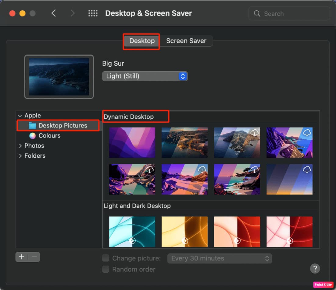 click on dynamic desktop. 14 Best Free Live Wallpapers for Mac