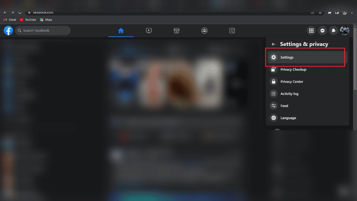 choose Settings