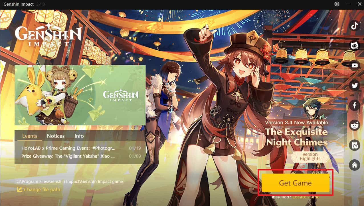 Click on Get Game.